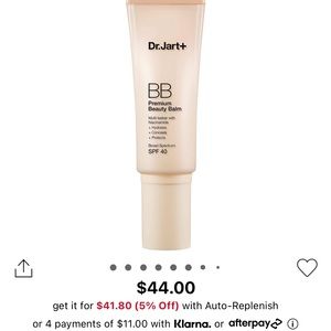 Dr.Jart+ BB Premium Beauty Balm multitasker with niacinamide - with SPF 40